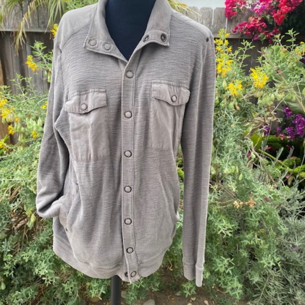 Kenneth Cole Cotton Snap front Lightweight jacket